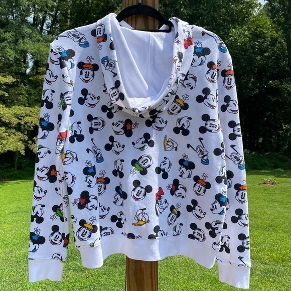 Disney Parks Mickey and Gang hoodie retro style SZ Medium - Picture 6 of 6